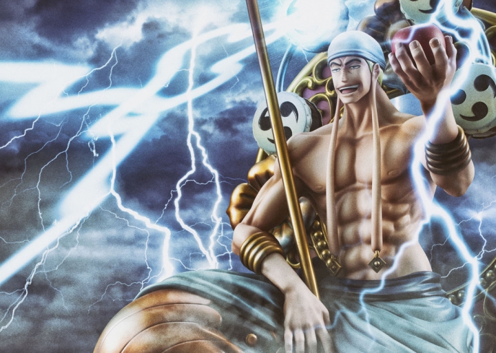 ONE PIECE Portrait Of Pirates P.O.P NEO-MAXIMUM God of Skypiea God Enel 30 cm