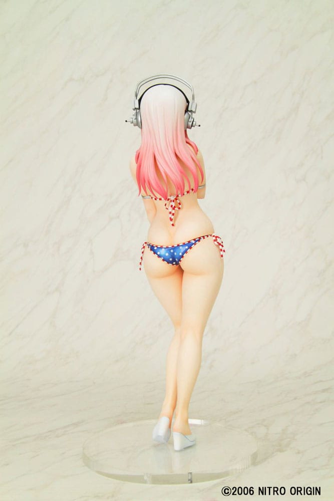 Nitro Super Sonic PVC Statue 1/6 Super Sonico Paisura Bikini Ver. Re-Run 28 cm