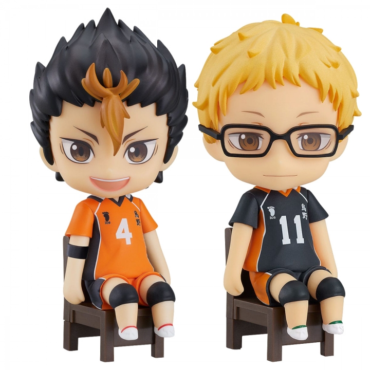 Haikyu!! Nendoroid Swacchao! Figure Yu Nishinoya / Kei Tsukishima 9 cm