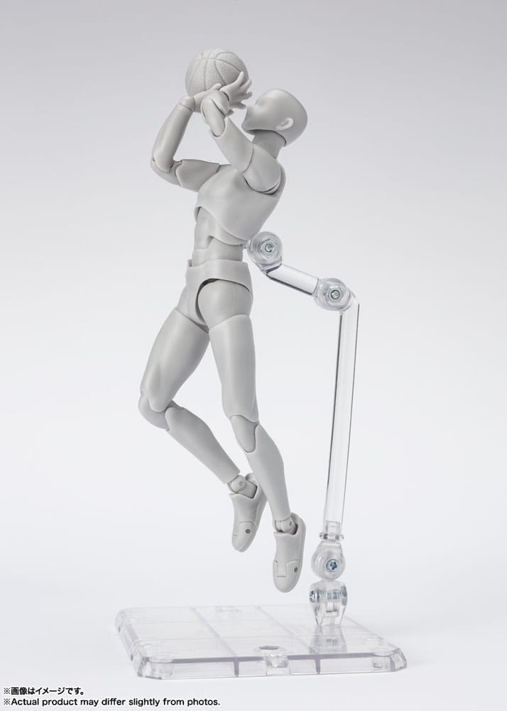 S.H. Figuarts Action Figure Body-Kun / Chan Sports Edition DX Set Gray Color Ver. 16 cm