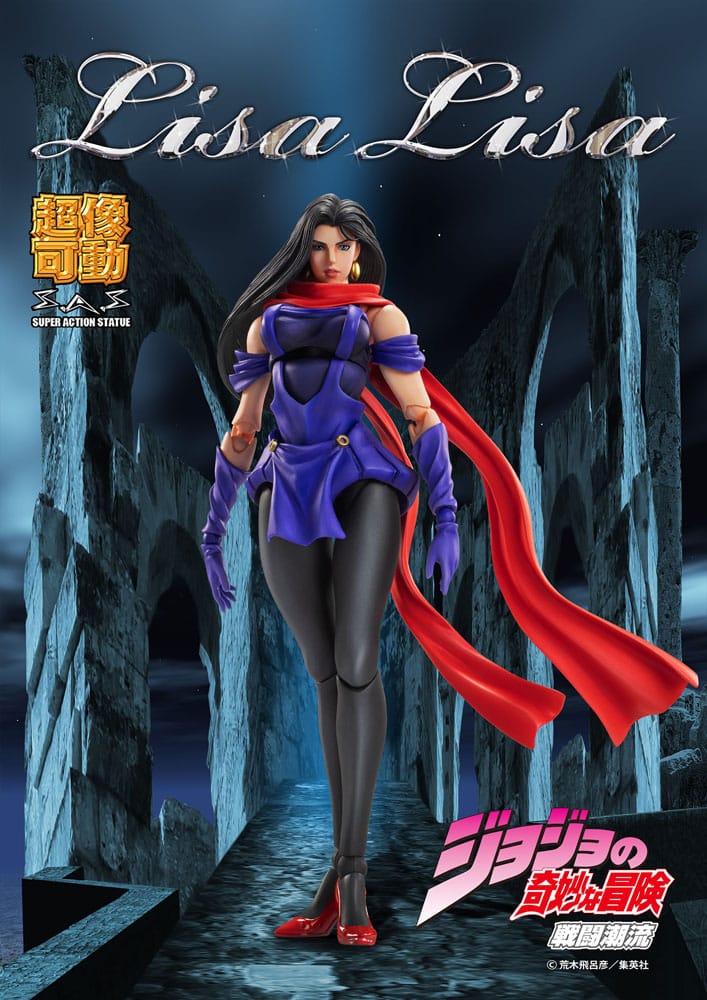 JoJo's Bizarre Adventure Part 2: Battle Tendency Action Figure Chozokado Lisa Lisa 15 cm