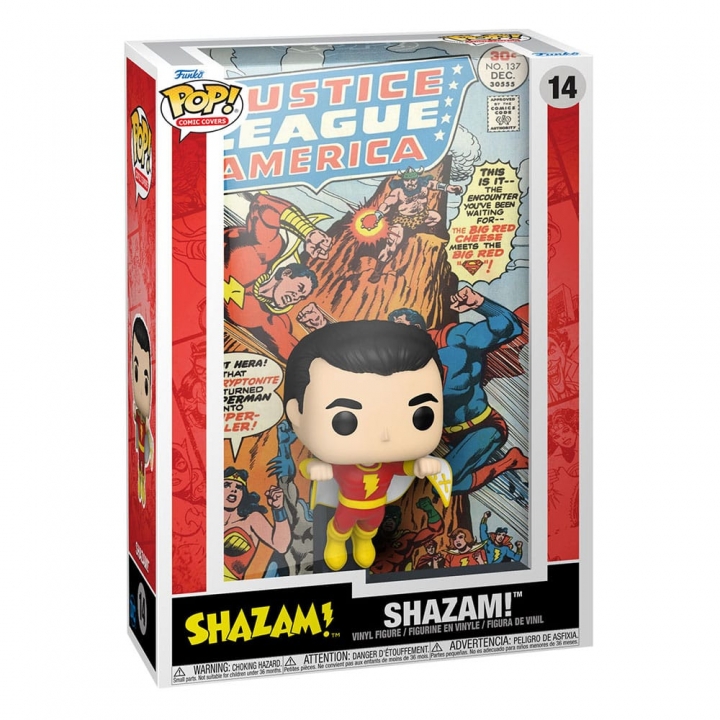 DC Comics POP! Comic Cover Vinyl Figure Shazam 9 cm