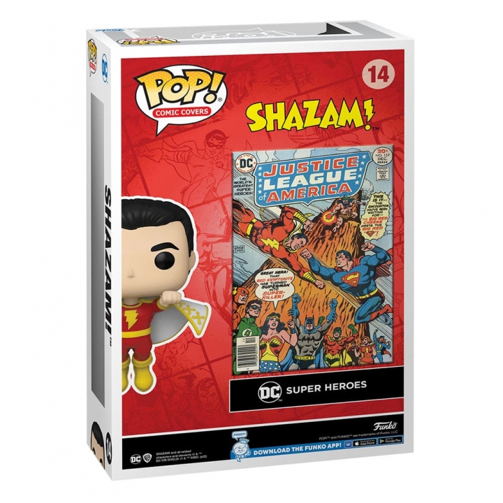 DC Comics POP! Comic Cover Vinyl Figure Shazam 9 cm