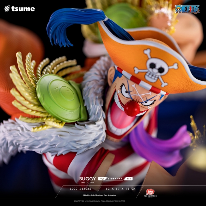 Tsume One Piece Buggy The Clown Dioramax 1/4 75 cm