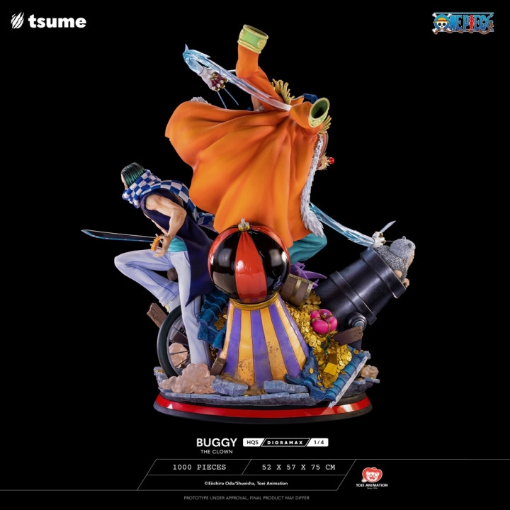 Tsume One Piece Buggy The Clown Dioramax 1/4 75 cm