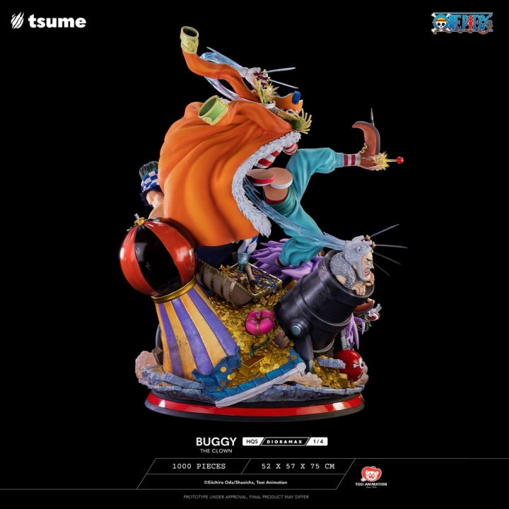 Tsume One Piece Buggy The Clown Dioramax 1/4 75 cm