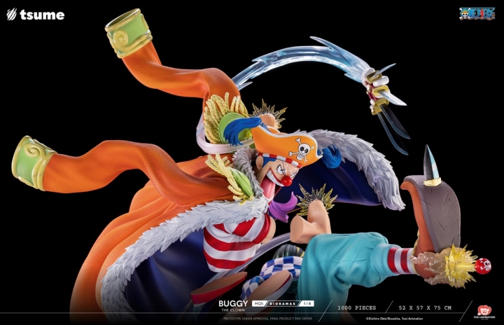 Tsume One Piece Buggy The Clown Dioramax 1/4 75 cm