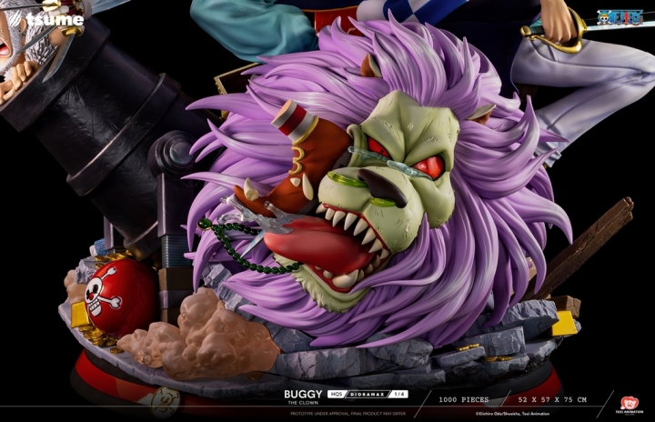 Tsume One Piece Buggy The Clown Dioramax 1/4 75 cm