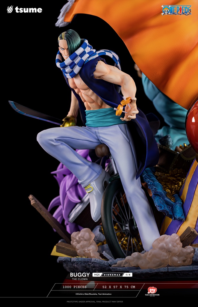 Tsume One Piece Buggy The Clown Dioramax 1/4 75 cm