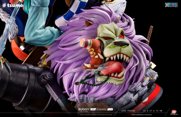 Tsume One Piece Buggy The Clown Dioramax 1/4 75 cm