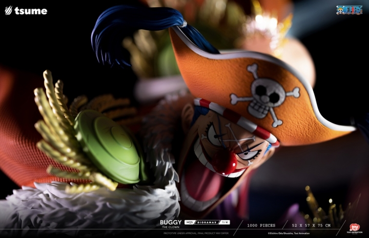 Tsume One Piece Buggy The Clown Dioramax 1/4 75 cm