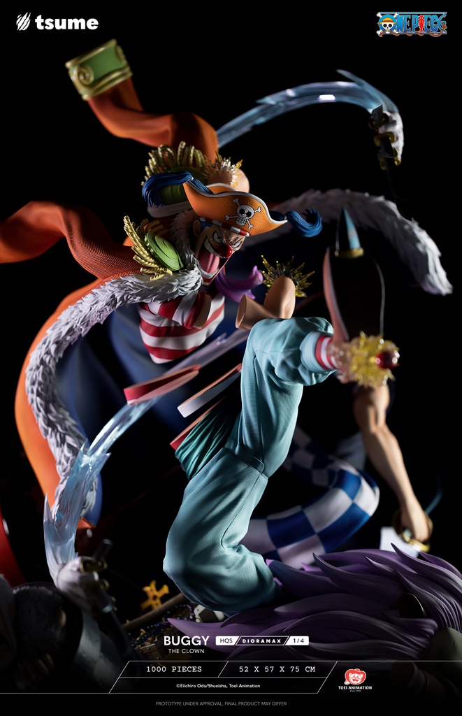 Tsume One Piece Buggy The Clown Dioramax 1/4 75 cm