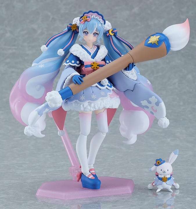 Character Vocal Series 01: Hatsune Miku Figma Action Figure Snow Miku: Serene Winter Ver. 13 cm