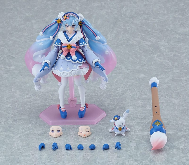 Character Vocal Series 01: Hatsune Miku Figma Action Figure Snow Miku: Serene Winter Ver. 13 cm