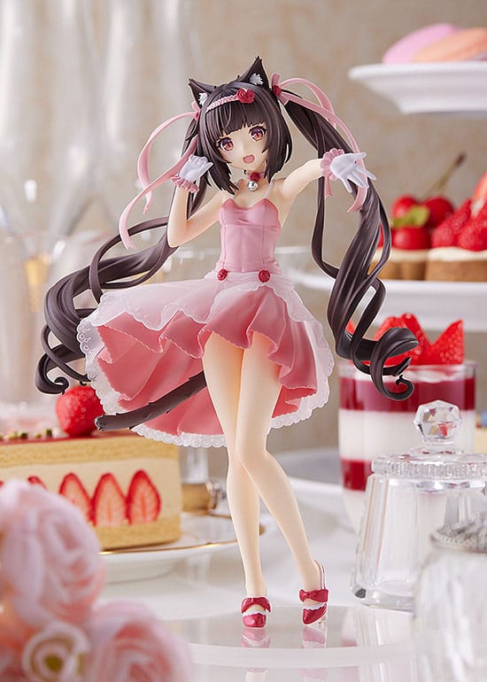 Nekopara Pop Up Parade PVC Statue Chocola / Vanilla Cocktail Dress Ver. 17 cm