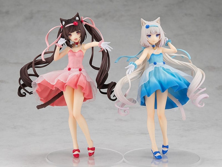 Nekopara Pop Up Parade PVC Statue Chocola / Vanilla Cocktail Dress Ver. 17 cm