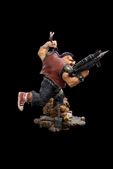 TMNT Battle Diorama Series Scale Statue 1/10 Rocksteady / Bebop 24 cm