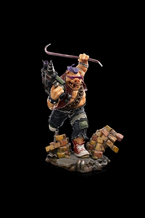 TMNT Battle Diorama Series Scale Statue 1/10 Rocksteady / Bebop 24 cm