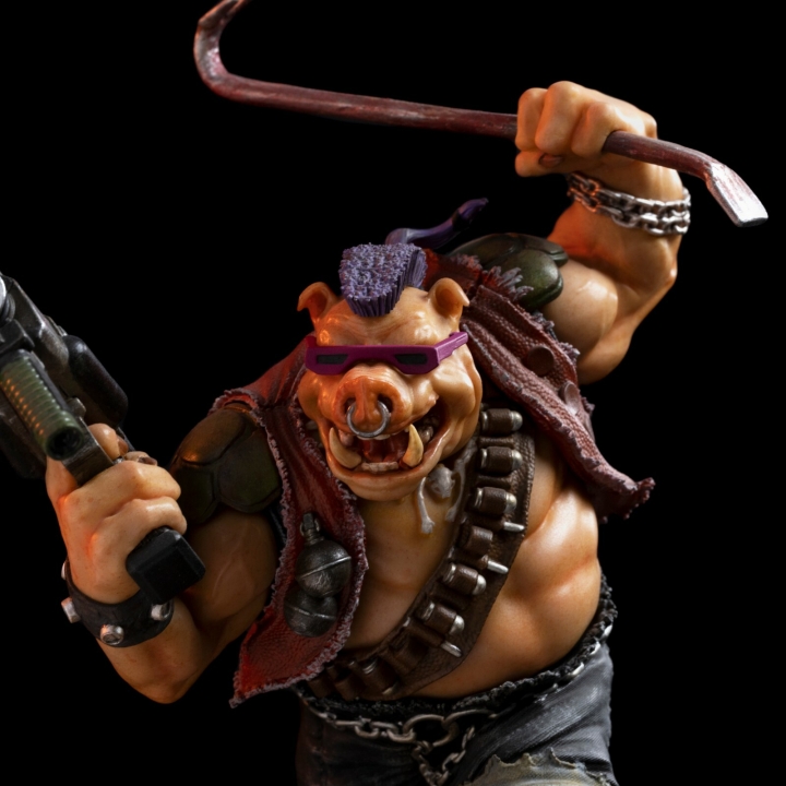 TMNT Battle Diorama Series Scale Statue 1/10 Rocksteady / Bebop 24 cm