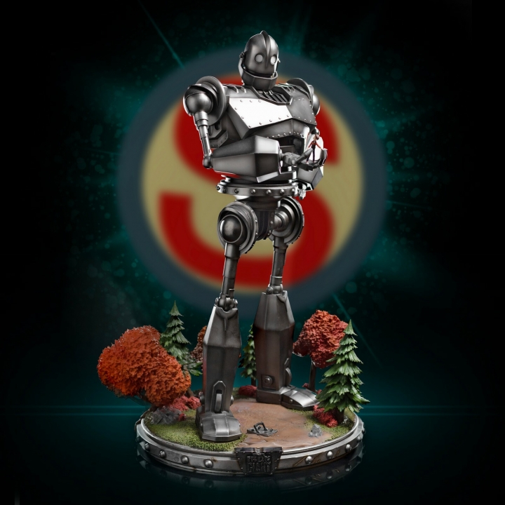 The Iron Giant: Demi Art Scale Diorama 1:20 Iron Giant and Hogarth Hughes 61