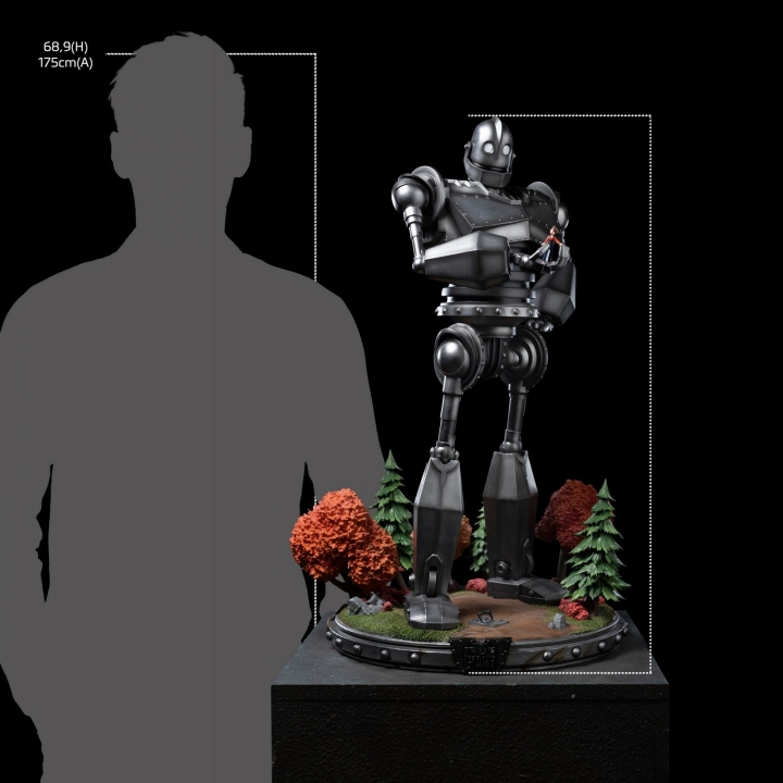 The Iron Giant: Demi Art Scale Diorama 1:20 Iron Giant and Hogarth Hughes 61