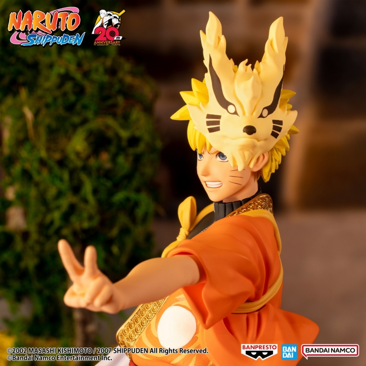 Naruto Shippuden: 20th Anniversary Costume - Naruto Uzumaki / Sasuke Uchiha PVC Statue 15 cm