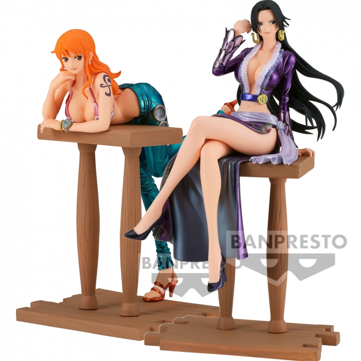 One Piece: Grandline Journey - Nami / Boa Hancock PVC Statue 15-16 cm