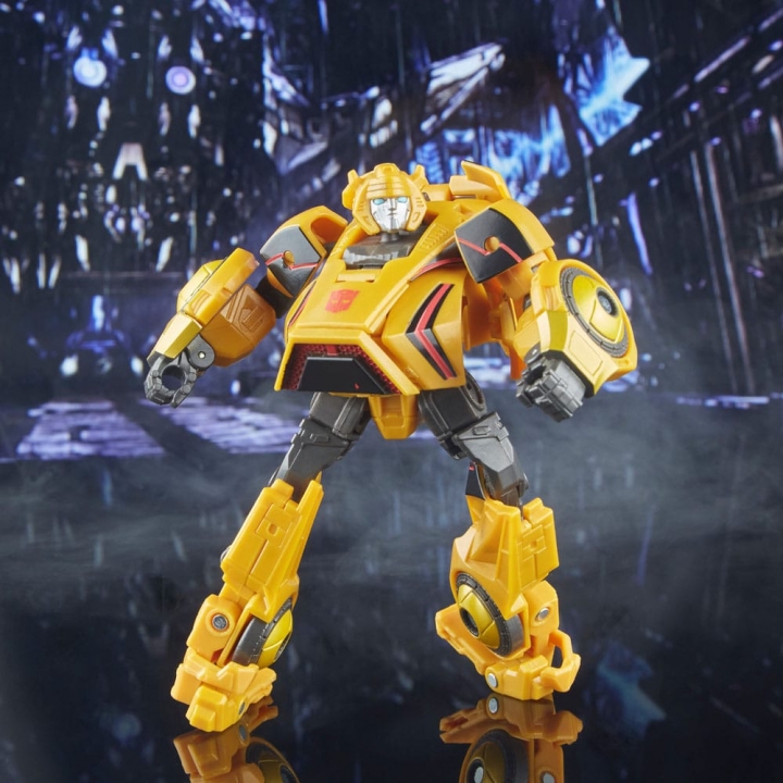 Transformers Generations Deluxe Class Action Figure Gamer Edition Bumblebee / Barricade 11 cm