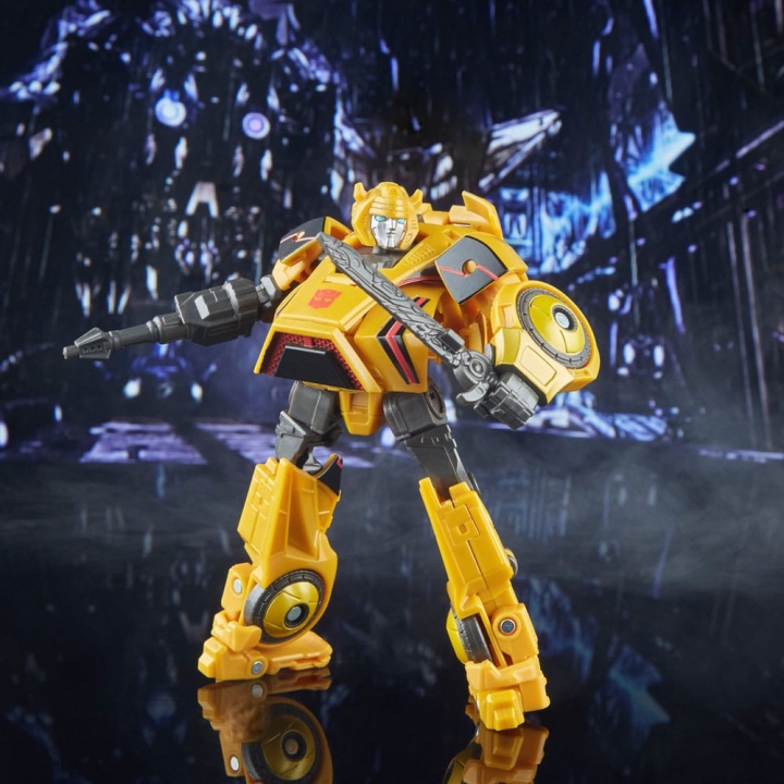 Transformers Generations Deluxe Class Action Figure Gamer Edition Bumblebee / Barricade 11 cm