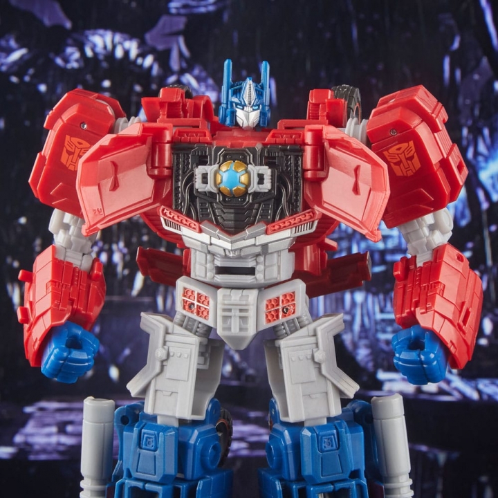 Transformers Generations Studio Series Voyager Class Action Figure Gamer Edition Optimus Prime 17 cm