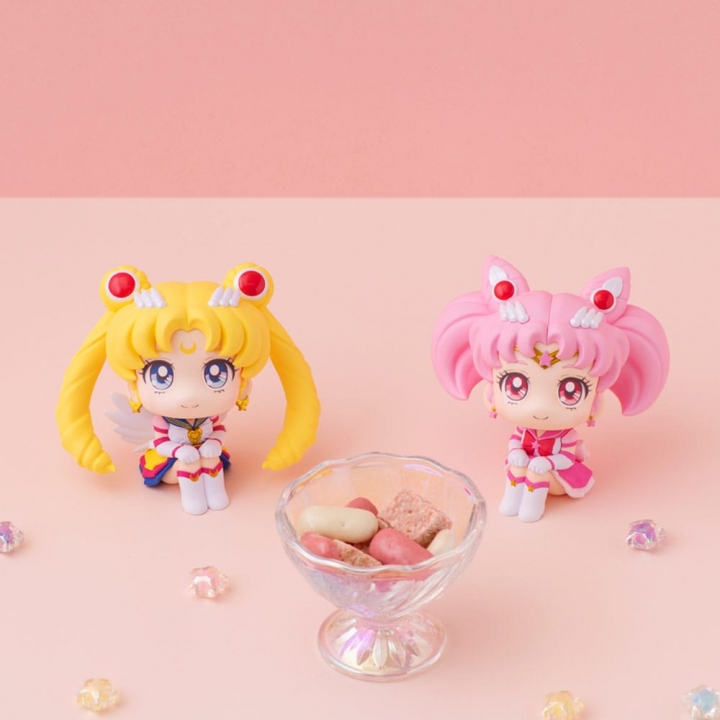 Sailor Moon Look Up PVC Statues Eternal Sailor Moon & Eternal Sailor Chibi Moon LTD Ver. 11 cm