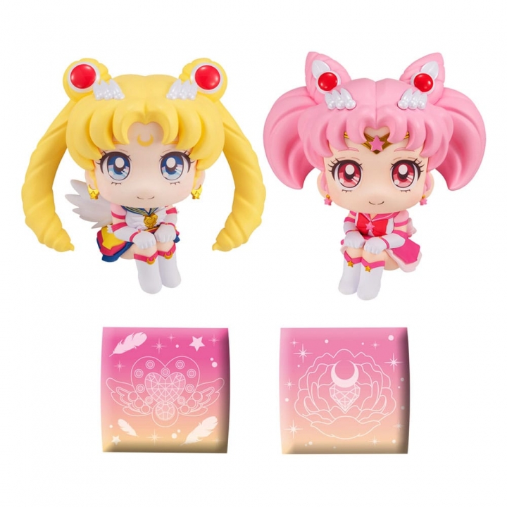 Sailor Moon Look Up PVC Statues Eternal Sailor Moon & Eternal Sailor Chibi Moon LTD Ver. 11 cm