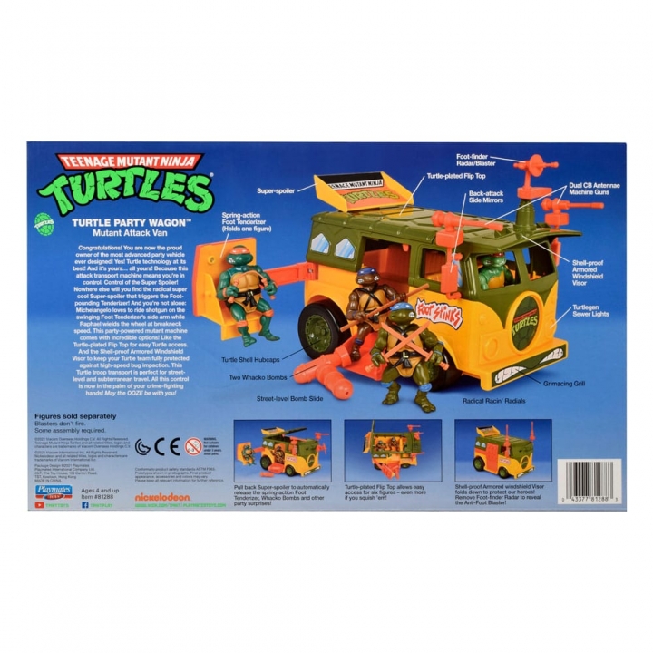 Teenage Mutant Ninja Turtles Vehicle Classic Turtle Party Wagon