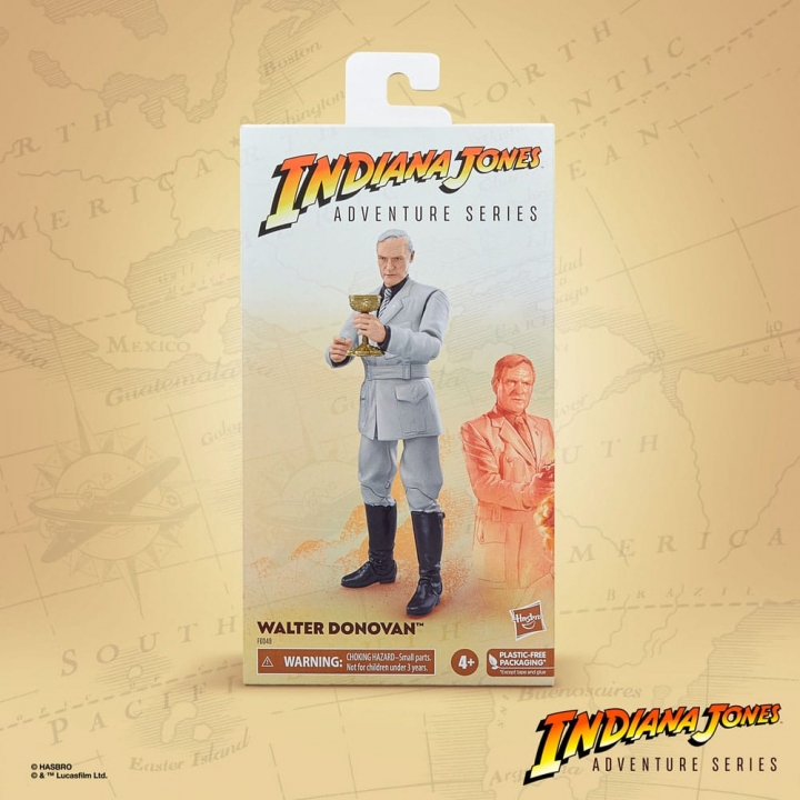 Indiana Jones Adventure Series Walter Donovan / Professor Henry Jones Jr.15 cm