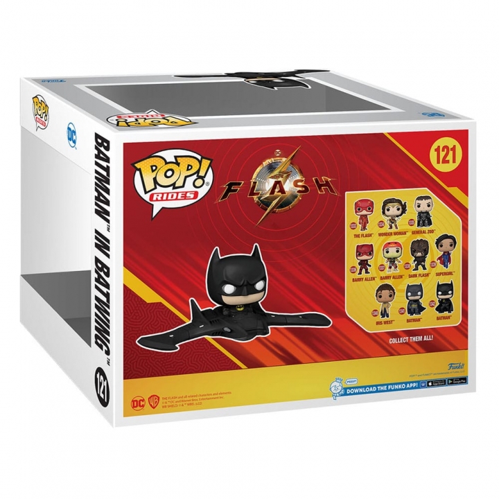 The Flash POP! Rides Super Deluxe Vinyl Figure Batman in Batwing 13 cm