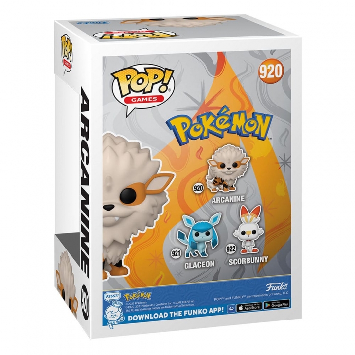 Pokemon POP! Games Vinyl Figure Scorbunny / Glaceon / Arcanine (EMEA) 9 cm