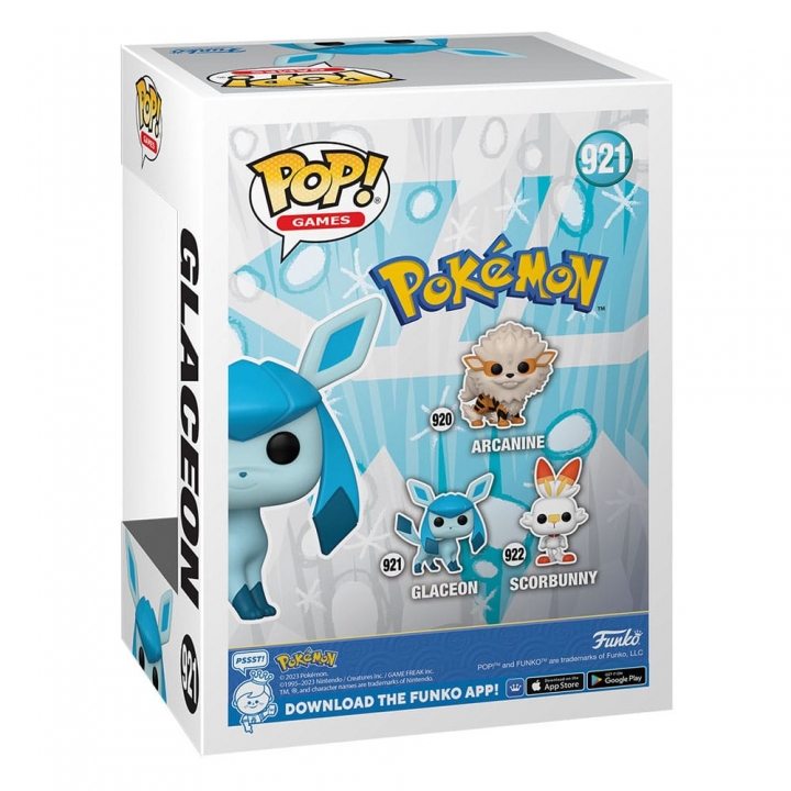 Pokemon POP! Games Vinyl Figure Scorbunny / Glaceon / Arcanine (EMEA) 9 cm