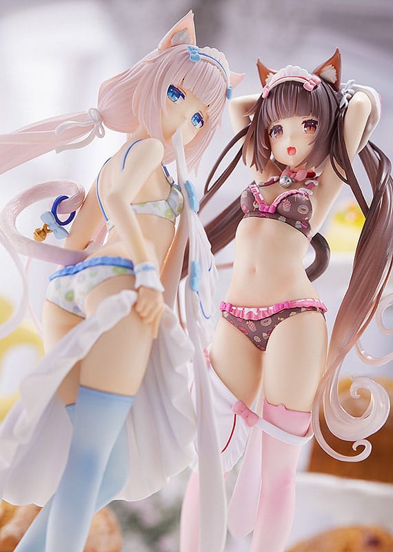 Nekopara PVC Statue 1/7 Lovely Sweets Time Chocola / Vanilla 24 cm