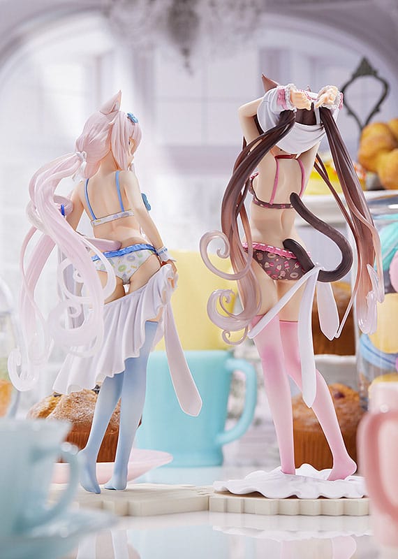 Nekopara PVC Statue 1/7 Lovely Sweets Time Chocola / Vanilla 24 cm