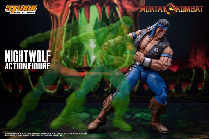 Mortal Kombat Action Figure 1/12 Nightwolf 18 cm