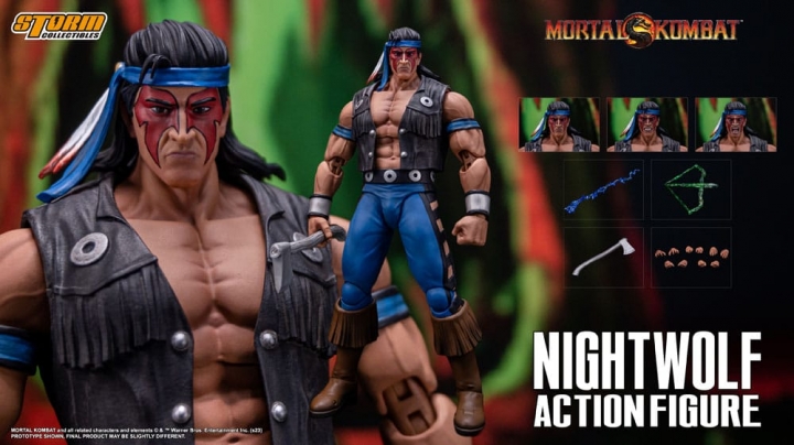 Mortal Kombat Action Figure 1/12 Nightwolf 18 cm