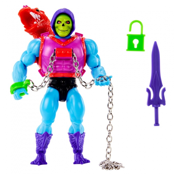 Masters of the Universe Origins Deluxe Action Figure Snake Face / Dragon Blaster Skeletor 14 cm