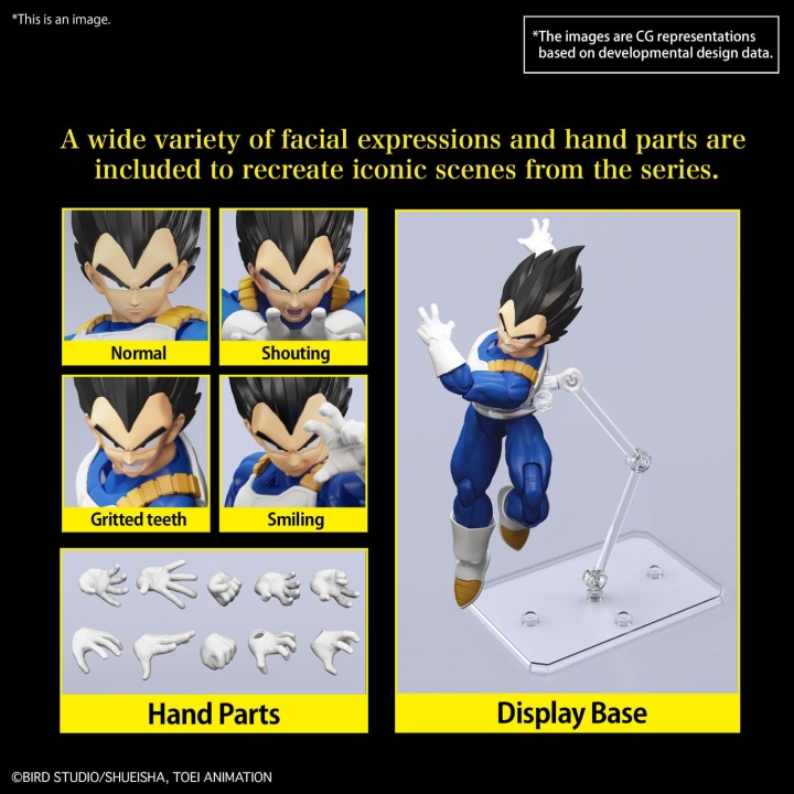 Dragon Ball Figure Rise Model Kit Vegeta New Spec 15 cm