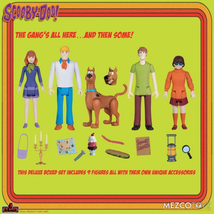 SCOOBY-DOO FRIENDS&FOES 5 POINT DELUXE SET 9 cm