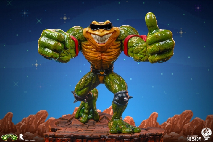 PCS Battletoads Statue Zitz / Rash / Pimple 38 cm