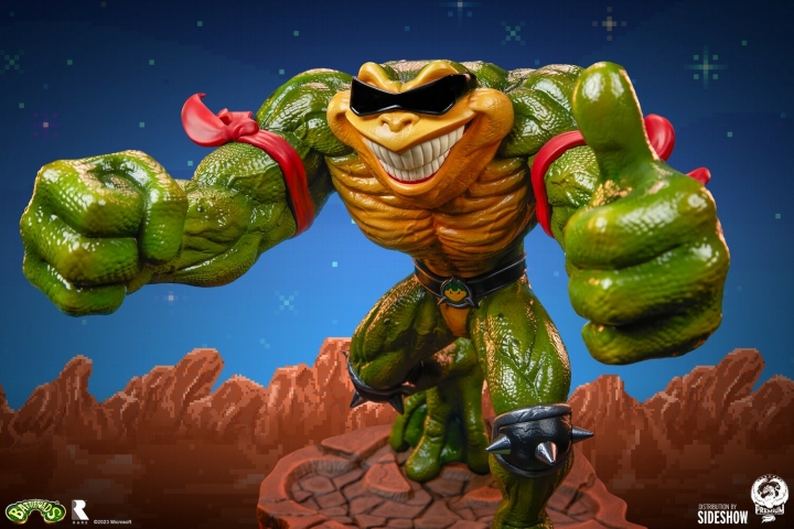 PCS Battletoads Statue Zitz / Rash / Pimple 38 cm