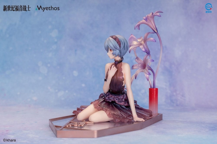 Evangelion PVC Statue 1/7 Rei Ayanami / Asuka Shikinami Langley Whisper of Flower Ver. 15-22 cm