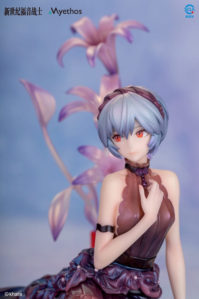 Evangelion PVC Statue 1/7 Rei Ayanami / Asuka Shikinami Langley Whisper of Flower Ver. 15-22 cm