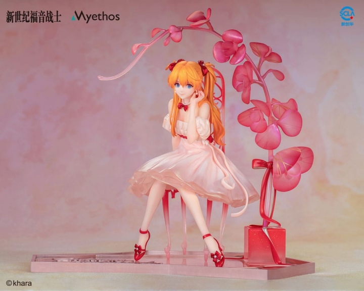 Evangelion PVC Statue 1/7 Rei Ayanami / Asuka Shikinami Langley Whisper of Flower Ver. 15-22 cm