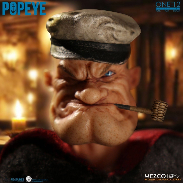 Popeye Action Figure 1/12 Popeye 14 cm